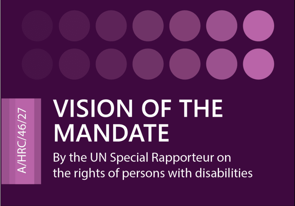 Vision of the mandate cover.