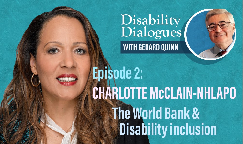 Podcast Ep2 image, featuring photo of Charlotte McClain- Nhlapo